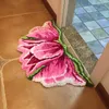 Tappeti Soft Tufting Tappeto a fiori di tulipano Zerbino per soggiorno Decorazioni per la camera da letto Tappetino da bagno antiscivolo Tappeto floreale in peluche Dropship