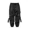 Pantalones de hombre Cargo Hip Hop Street Monos Pantalones de bolsillo de gran tamaño Harajuku Color sólido suelto Casual Y2K Legged