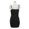 Party Dresses Berylove Black Glitter Homecoming Dress Strapless Backless Graduation Knee Short Formal Cocktail