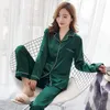 Vrouwen Nachtkleding Pyjama Vrouwen Lente En Herfst Lange mouwen Ijs Zijde Koreaanse Leuke Tweedelige Pak Kan dragen Sexy Thuis Kleding