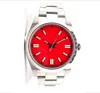 En Kaliteli Saatler 39mm116600 116200 114200 114300 Sapphire Cam 2813 Hareket Mekanik Otomatik Erkek Erkek Erkekler Saat Saatleri 08