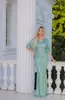 2023 ASO EBI V-образный выпускной платье PROM PROM SEARSINE LACE Evening Formal Wart