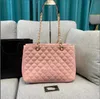 2023 Luxury Handbag Shoulder Bag Brand Shaped Designer Seam Leather Ladies Metal Chain Clamshell Messenger Chain shopping Bags 6668