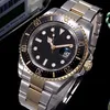 2023 Top V5 Men Ceramic Bezel Mens watches 41MM Automatic Movement Watch 18k gold Luminous Sapphire Waterproof 126613 Wristwatches Original Box