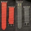 Tasarımcı Apple Watch Band Apple Watch Strap 49mm 42mm 44mm 38mm Moda PU PU Deri Metal Mektup Bilezik Kol Bandı Iwatch Bantlar Serisi 9 8 5 4 3 SE BAND