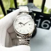 Gentleman Simple Fashion stalen riemen en riemen herenhorloge luxe designer horloges automatische mechanische horloges stijl geen doos