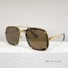 Neue Mode Sonnenbrille Herren Pilot männliche Persönlichkeit Doppelbrücke Sonnenbrille Markendesigner weiblich Vintage Metallrahmen Outdoor-Fahrbrille