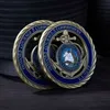 Arts and Crafts Double sided paint hollow commemorative badge Commemorative coin badge