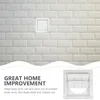 Gift Wrap Louvered Vent Exhaust Duct Cover Mesh 15x15cm Outlet Airflow Weather Proof Exterior Wall White Plastic