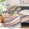 Blankets Plaid Blankets Knitted Sofa Cover Full Blanket Striped Room Bedside Blanket for Home Rugs Camping Picnic Blanket Boho Decorative T230710