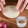 Bakverktyg Dumpling Cutter Ravioli Maker Rostfritt stål Slitstark Kompakt Robust Form Cookie Kex Cutters Kökstillbehör