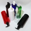 Storage Bottles 1pcs 500ml Empty Black Lotion Cosmetic Container Bottle With Plastic Pump For Shower Gel Shampoo Liquid Soap Packaging