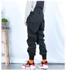 Herren Jeans Pocket Cargo Jogging Overalls Lose Hip Hop Stretch Taille Overall Armeegrün Schwarz