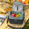 Dinnerware Sets Insulated Lunch Bag Portable Cooler Box With Adjustable Shoulder Strap Outdoor Bento Delivery Picnic Supplies