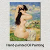 Nua arrumando o cabelo Pierre Auguste Renoir reprodução de pinturas pintadas à mão arte em tela arte de paisagem para decoração de parede