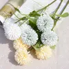 Decorative Flowers 1 Bouquet 3 Heads Artificial Real Touch Dandelion Fake Plants Plastic Home Decor Wedding Valentine's Day