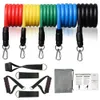 Resistance Bands Dreamstone 11 Pcs/Set Latex Tension Rope Multi-functional Fitness Tension Belt Set Training Belt Resistance Bands Elastic Band HKD230710