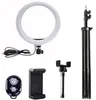 Upgrade LED Ring Light 8quot met Selfie Stick voor YouTube Video en Make-up Mini Desktop Camera Light Stand Mobiele Telefoon