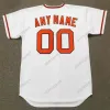 San Francisco Vintage Baseball Jersey Personalizado Qualquer Número e Nome Jerseys Todos Costurados Masculino Feminino Juvenil Rápido