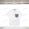 xinxinbuy Men designer Tee t shirt 23ss Paris Denim pockets short sleeve cotton women white black blue XS-2XL