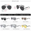 Sunglasses AOWEAR Luxury Quality Aviation Men Polarized Man Memory Nose Bridge Retro Pilot Sunglass Gafas De Sol Hombre 230707