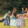 Storage Bags 1pcs Portable Lunch Bag Waterproof Insulated Canvas Cooler Thermal Food Picnic For Women Kids