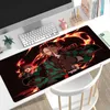 Mouse pads de pulso Demon Slayer Mouse Pad Gamer XL Novo computador personalizado Mousepad XXL Mouse Mat Borracha natural antiderrapante macio PC Pad Tapete de mesa R230710