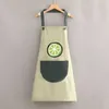 Grembiule da cucina Grembiule impermeabile Grembiule verde limone Grembiule per la casa per adulti Pulizia della casa Cucina Accessori da cucina R230710