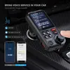 新しい 1.8 インチカラースクリーンワイヤレス車 Bluetooth FM トランスミッター Aux サポート QC3.0 急速充電高音と低音のサウンド音楽プレーヤー