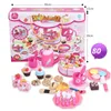 Cuisines Jouer Nourriture 38 Pcs 80 PCS DIY Gâteau Jouet Cuisine Nourriture Faire semblant Jouer Couper Fruits Anniversaire Jouets Miniature Alimentaire Jouets pour Filles Enfants Cadeaux 230710