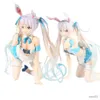 Actie Speelfiguren 24 cm BINDing Mile Anime Figuur Blauw Action Figure Bunny Girl Figuur Sexy Meisje Collectie Speelgoed R230710