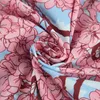 Frauen Nachtwäsche 2023 Sommermodestil gedruckter Strauß Haarpyjamas Langarmshorts können überdehnt werden zu Hause Fell dünne Frau