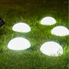 Dans 1 demi-boule LED lumière extérieure solaire lumières étanches lampe de décoration de jardin pour la pelouse de la cour de la rue