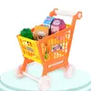 Cozinhas Play Food Simulation Carrinho de compras Brinquedos para crianças Brinquedos de fingir Mini Conjuntos de modelo de frutas e vegetais Supermercado Carrinho Brinquedos XPY 230710