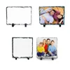 Frames Sublimatie Lege Rotsleien Met Display Stand Rechthoekige Stenen Plaque Warmte Pers Overdracht Pos DIY Geschenken Bruiloft Geboorte