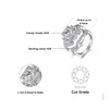 Con pietre laterali Gioielli 2 pezzi Fede nuziale in argento sterling 925 per donna 13 ct AAAAA CZ Diamanti simulati Claddagh Fidanzamento Set da sposa 230707