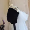 Pinces à cheveux 2023 bandes de mariage mariée diadème couronne Diadema Haar bijoux pour femmes bande accessoires avec voile perle chapellerie de mariée