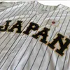 Herrjackor BG baseballtröja Japan 16 OHTANI tröjor Sömnad Broderi Hög kvalitet Billiga Sport Utomhus Vit Svart rand 2023 World New HKD230710