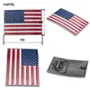 Belts Fashion American Flag Belt British Pattern Metal Buckle Union Jack Men Women Waistband