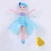 LED Light Sticks Creative Dancers Fairy Toys Princess Doll Electric Flying Toys Mini Hand Suspension Toys RC Helicopter Children Christmas Gifts 230710