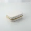 Jewelry Pouches Velvet Zipper Square Storage Box For Women Bracelet Earrings Necklace Mini Travel Organizer Holder Wholesale