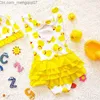 Dos piezas 2021 Niñas bebés Traje de baño de una pieza Sombrero Traje de baño lindo para niños pequeños Deportes Playa Niños Ropa de verano Traje de baño para niños al aire libre Z230710