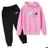 Trainingspakken voor heren Heren 2023 Merk Trapstar Gedrukt trainingspak Jongens en meisjes 2 stuks Hoodie Sweatshirt Joggingpak 4-11 jaar Kinderen Drop Dhbig