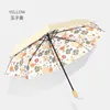 Şemsiyeler Uygun Güneş Şemsiyesi Kadınlar İçin Erkekler Güneş UV Koruma Güneş geçirmez Yağmur Değil Renk Jel Katlanır Yağmur ve Güneş Küçük Şemsiyeler