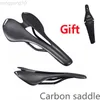 Bike Saddles 3K Matte/Glossy Full Carbon Fiber Bicycle Saddle MTB/Road Mountain Bike Saddle Front Seat Bicycle Parts HKD230710