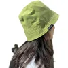Stingy Brim Hats Summer Hat Female Fisherman Doubleided Bucket Simple Fashion Sunscreen Show Face Liten Basin 230710
