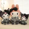 Jupe gothique foncée Kuromi Merlotti peluche grande poupée cadeau de vacances