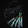 Iscas Iscas 5 pçs/conjunto Multi-Color Soft Silverskin Fishing Isca Imitation Fish Shrimp Isca com Cristal Anzol Farpado para Variedade de Peixes HKD230710