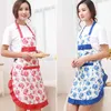 Kitchen Apron Waterproof Floral Apron Dress Vintage Kitchen Women with Pocket Baking Coffee Shop Cleaning Apron Kitchen R230710