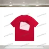 xinxinbuy 男性デザイナー tシャツ tシャツ 23ss パリ愛イングランドプリント半袖コットン女性白黒青赤 XS-2XL